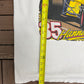 Bruce Powell Tech Racing Graphic Tee | Size X-Large | Vintage 2000s Racing White T-Shirt |