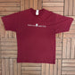 University of Prince Edward Island Graphic Tee | Size Large | Vintage 2000s University Red T-Shirt |