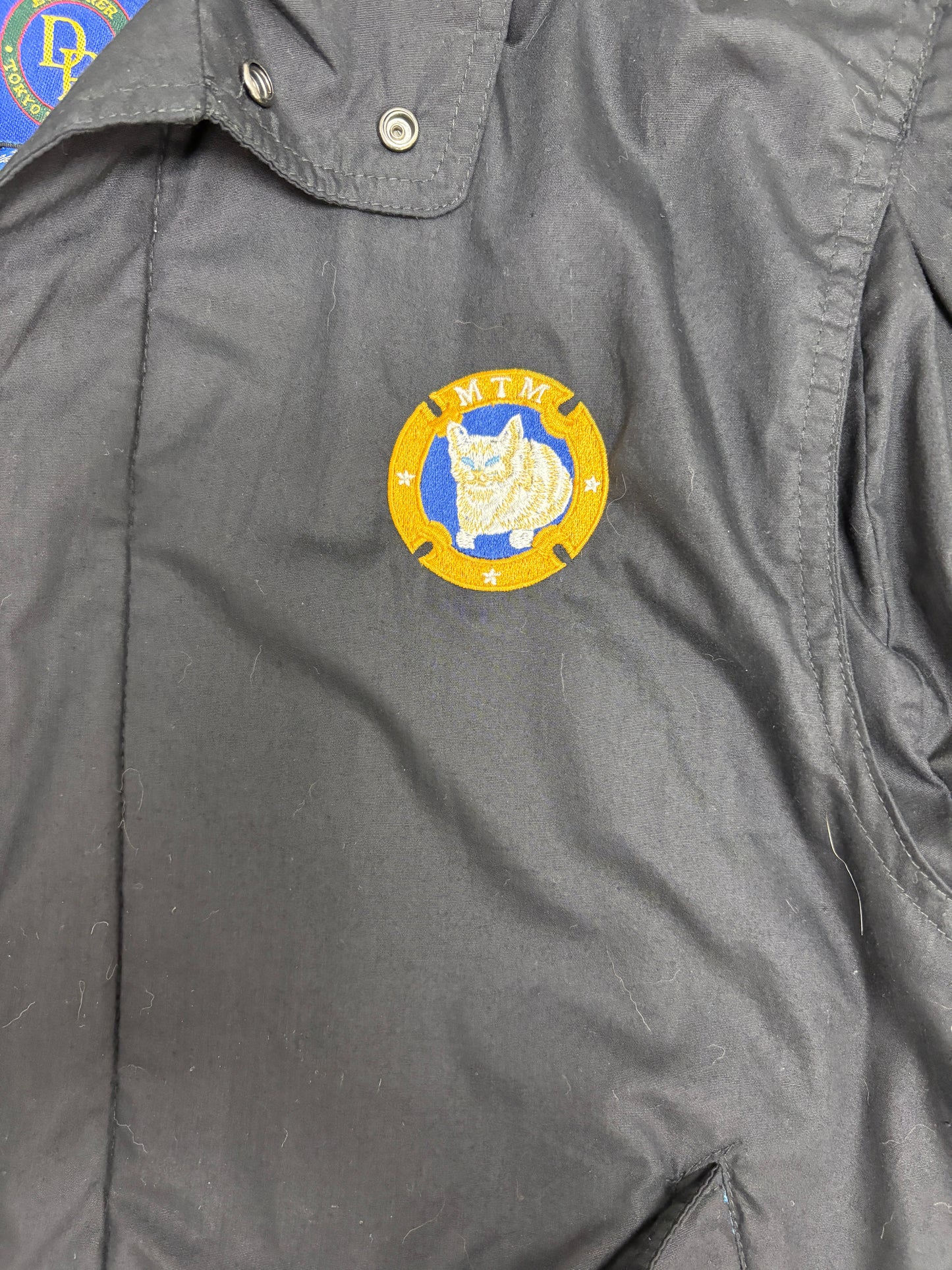 MTM Enterprises Windbreaker Jacket | Size X-Large | Vintage 2000s Promotional Black Windbreaker |