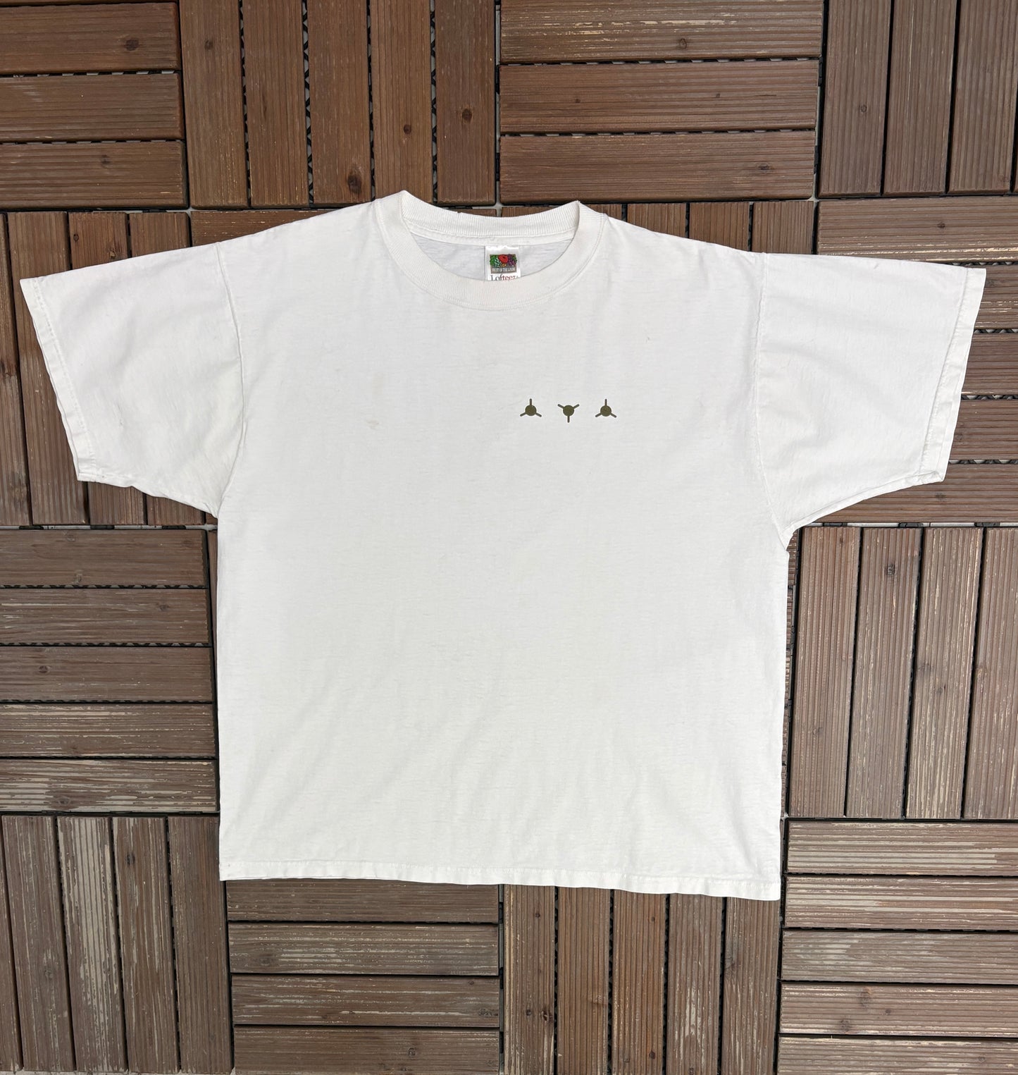 MTV Music Television Graphic Tee | Size X-Large | Vintage 2000s Promotional Television White T-Shirt |