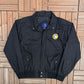 MTM Enterprises Windbreaker Jacket | Size X-Large | Vintage 2000s Promotional Black Windbreaker |