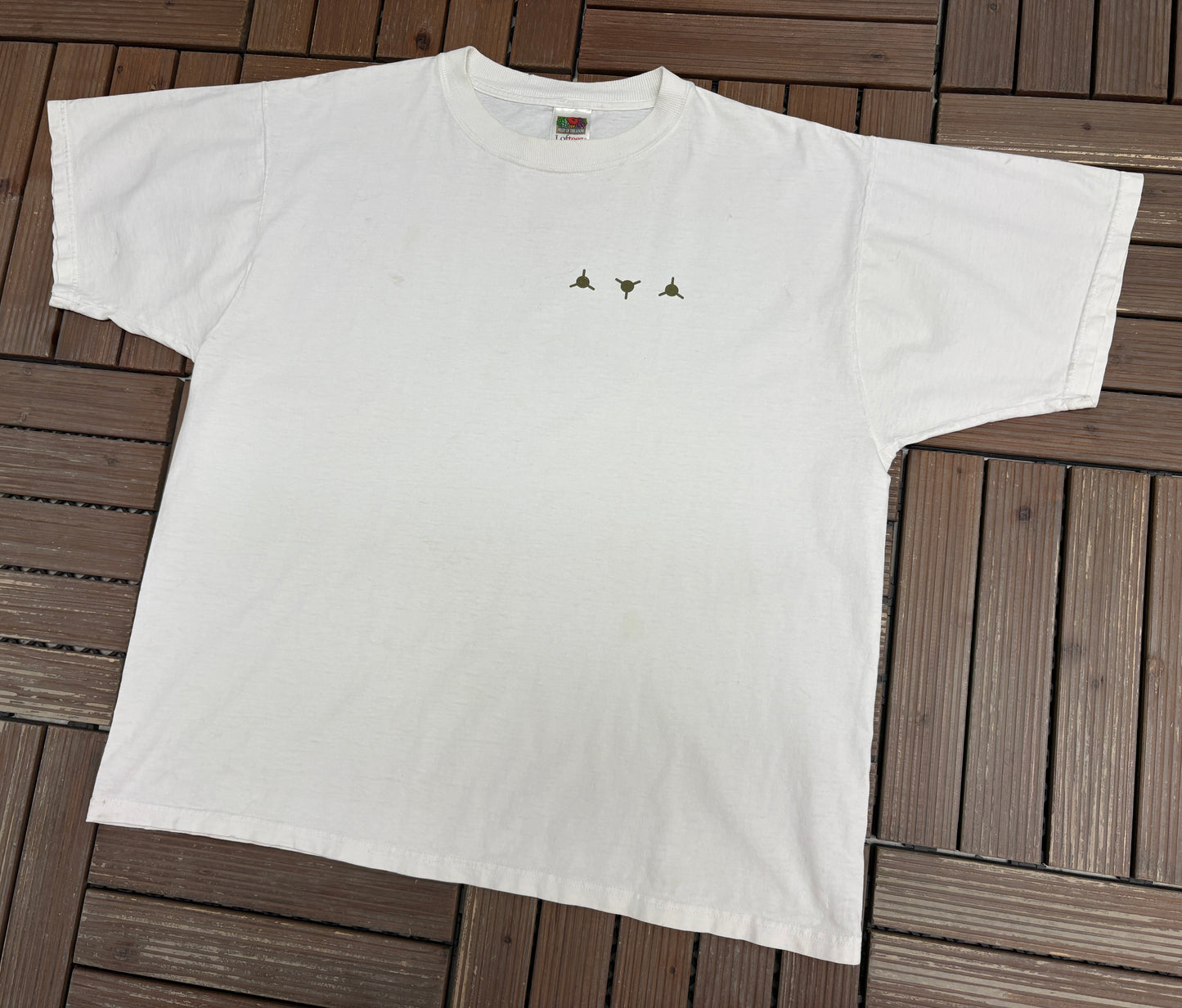 MTV Music Television Graphic Tee | Size X-Large | Vintage 2000s Promotional Television White T-Shirt |