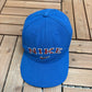 Nike Spell Out Embroidered Graphic Hat | Snap Back | Vintage 1990s Branded Blue Cap |
