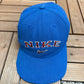 Nike Spell Out Embroidered Graphic Hat | Snap Back | Vintage 1990s Branded Blue Cap |