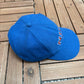 Nike Spell Out Embroidered Graphic Hat | Snap Back | Vintage 1990s Branded Blue Cap |