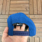 Nike Spell Out Embroidered Graphic Hat | Snap Back | Vintage 1990s Branded Blue Cap |