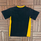 Pittsburgh Steelers Embroidered Graphic Tee | Size Large | Vintage 2000s NFL Football Black T-Shirt |