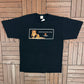 The Lion Habitat At MGM Grand Graphic Tee | Size X-Large | Vintage 1990s Tourist Black T-Shirt |