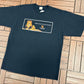 The Lion Habitat At MGM Grand Graphic Tee | Size X-Large | Vintage 1990s Tourist Black T-Shirt |