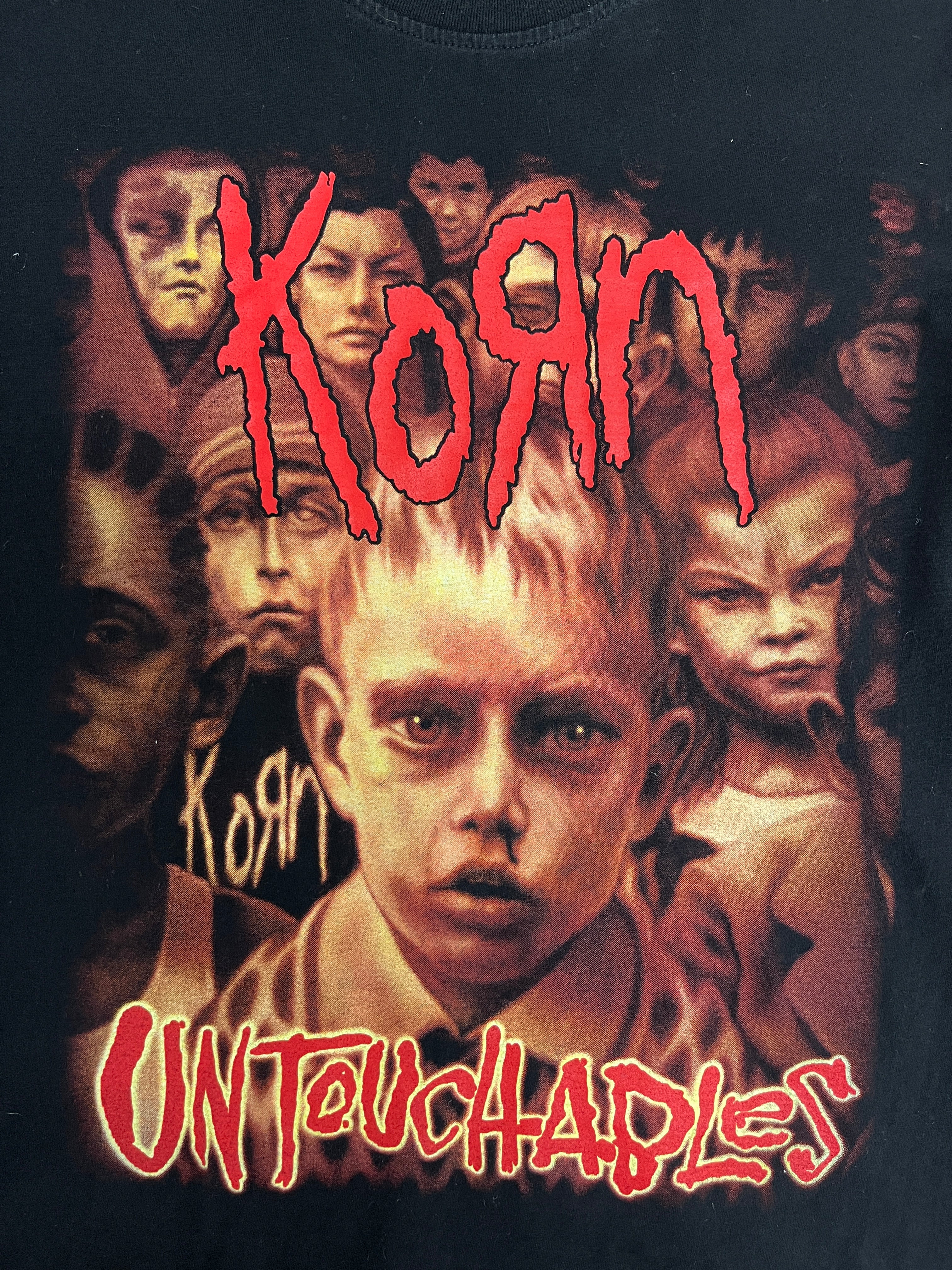 Korn Untouchables Graphic Tee | Size Medium | Vintage 2000s Metal