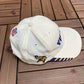 Minnesota Vikings Embroidered Graphic Hat | Strap Back | Vintage 1990s Sports Specialties NFL Football White Cap |