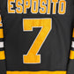 Boston Bruins Phil Esposito Hockey Jersey | Size X-Large | Vintage 1990s NHL Hockey Black Jersey |