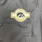 Iowa Hawkeyes Stitched Graphic Jacket | Size Large | Vintage 1980s College Black Jacket |
