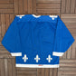 Quebec Nordiques Hockey Jersey | Size Large | Vintage 1990s NHL Hockey Blue Jersey |