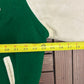 Oakland Athletics Stitched Varsity Jacket | Size X-Large | Vintage 1980s MLB Baseball Green Jacket |