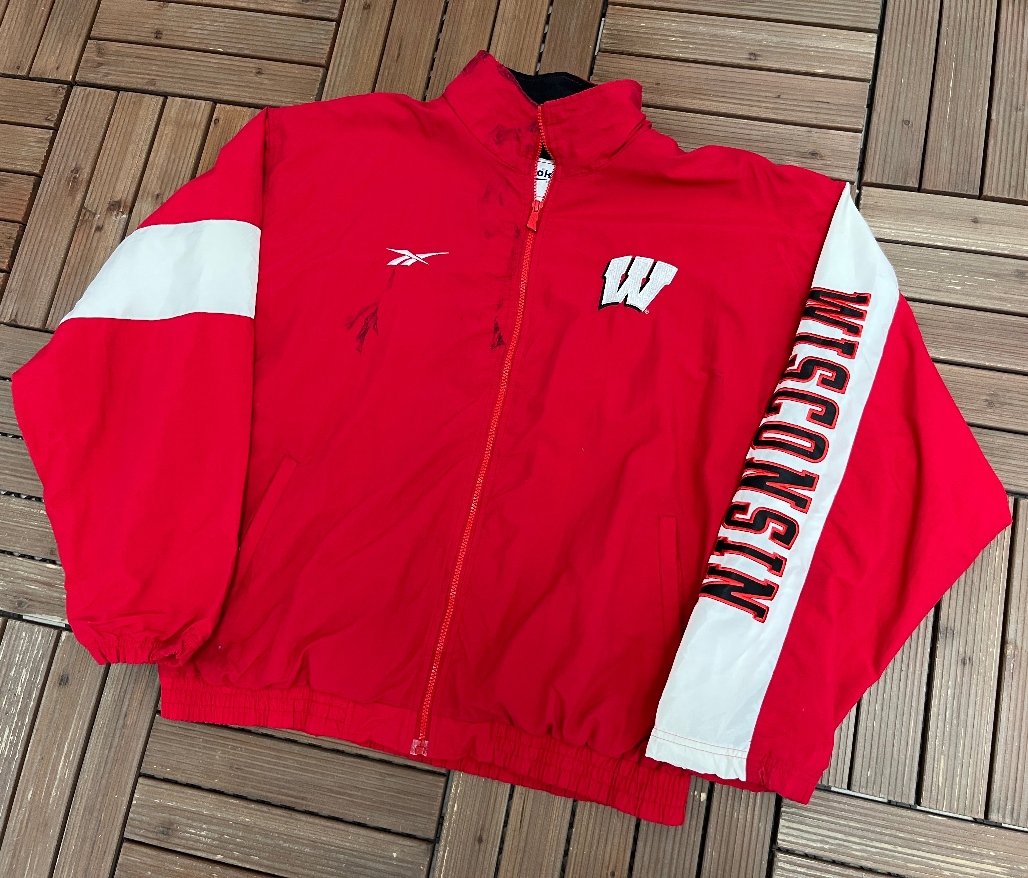 Wisconsin badgers clearance windbreaker