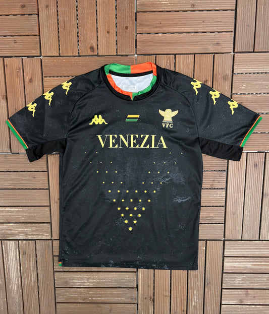 Venezia FC 2021-2022 Home Kit | Size Medium | Kappa Branded Serie B Black Soccer Jersey |