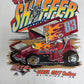 Tim Shaffer The Steel City Outlaw Graphic Tee | Size X-Large | Vintage 2000s Racing White T-Shirt |