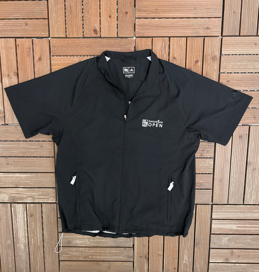 RBC Canadian Open Golf Graphic Windbreaker | Size Large | Retro Golf Short Sleeve Jacket |