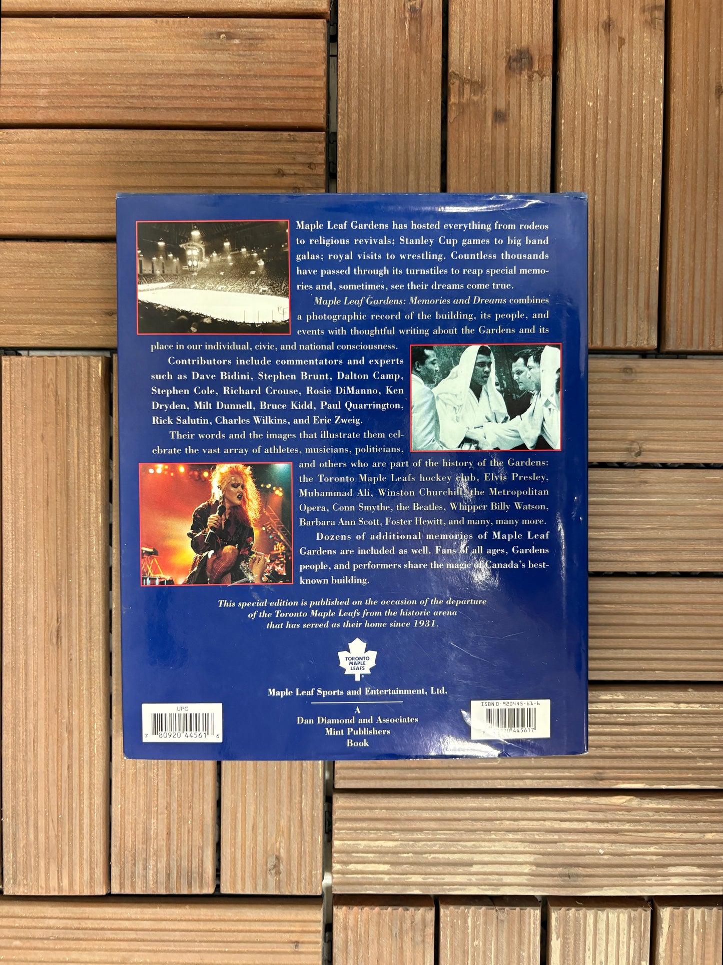 Toronto Maple Leafs: Maple Leaf Gardens Memories & Dreams 1931-1999 Coffee Table Book