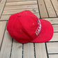 Montreal Canadiens Stitched Graphic Hat | Snap Back | Vintage 1990s NHL Hockey Red Cap |