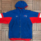 New England Patriots Puffer Jacket | Size X-Large | Vintage 1990s NFL Football Blue Reebok Jacket |