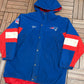 New England Patriots Puffer Jacket | Size X-Large | Vintage 1990s NFL Football Blue Reebok Jacket |