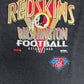 Washington Redskins Football Graphic Tee | Size X-Large | Vintage 1990s Single Stitch NFL Football Dark Grey T-Shirt |