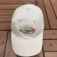 US Open Tennis Championships 2002 Graphic Hat | Metal Clasp | Vintage 2000s Tennis Beige Cap |