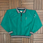 Mickey Mouse Golfing Embroidered Graphic Windbreaker | Size XX-Large | Vintage 1990s Promotional Green Jacket |
