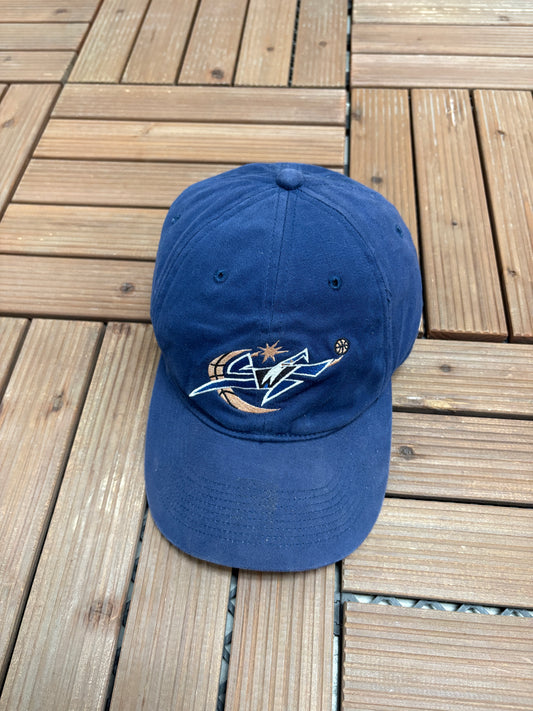 Washington Wizards Michael Jordan Graphic Hat | One Size Fits All | Vintage 2000s NBA Basketball Nike Blue Hat |