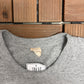 United States Navy Graphic Tee | Size Large | Vintage 1990s Military Grey T-Shirt |