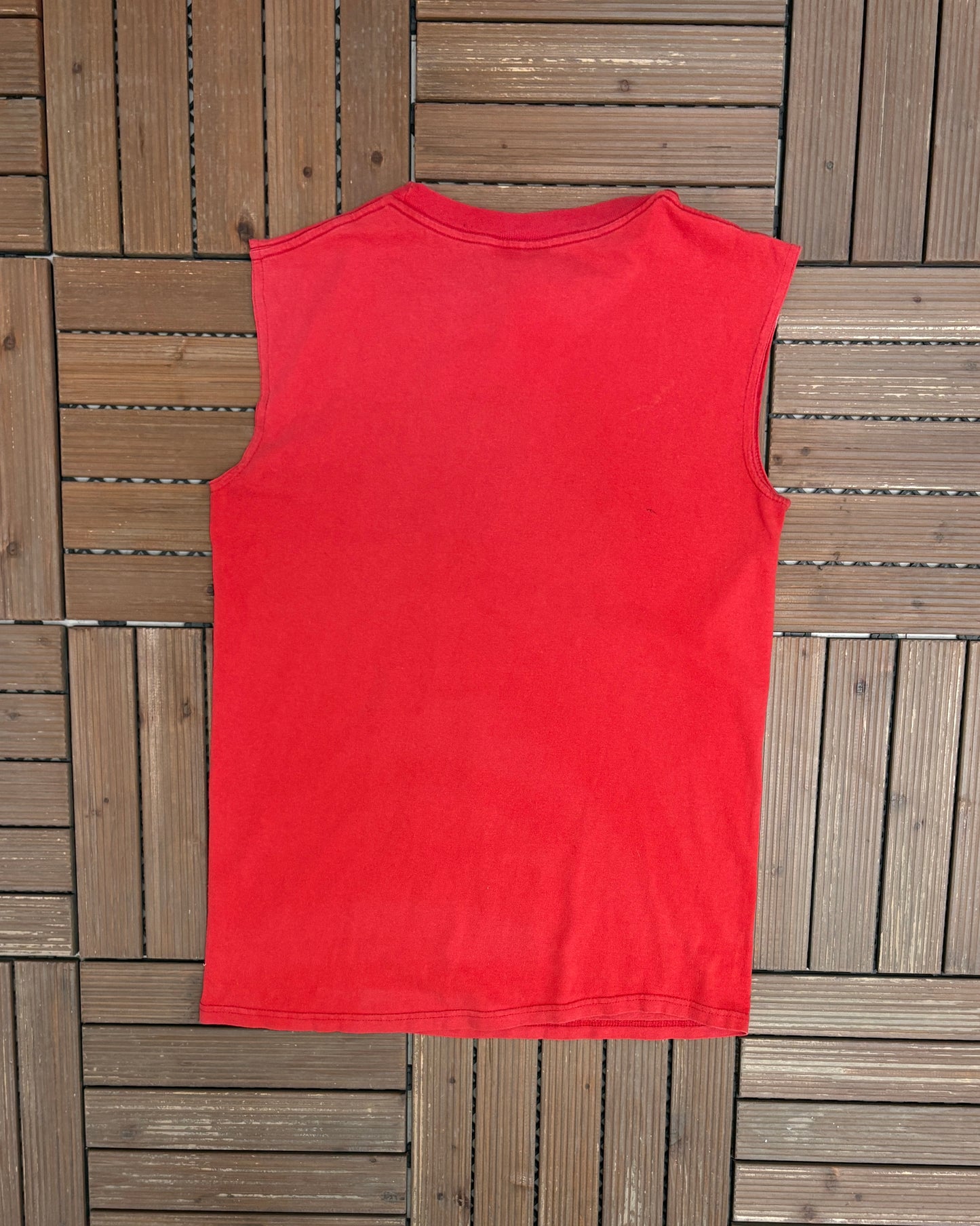 Chicago Bulls NBA Champions Six-Cess Graphic Tee | Size Medium | Vintage 1990s Basketball Tank Top |