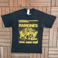 Ramones With Special Guest Chardon Square Graphic Tee | Size Medium | Vintage 2000s Punk Rock Band Black T-Shirt |