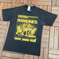 Ramones With Special Guest Chardon Square Graphic Tee | Size Medium | Vintage 2000s Punk Rock Band Black T-Shirt |