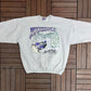 Minnesota Doin' The Trails Snow Mobile Graphic Crewneck | Size X-Large | Vintage 1990s Scenic Grey Sweater |