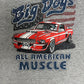 Big Dogs All American Muscle Graphic Tee | Size X-Large | Vintage 2000s Cartoon Dog Grey T-Shirt |