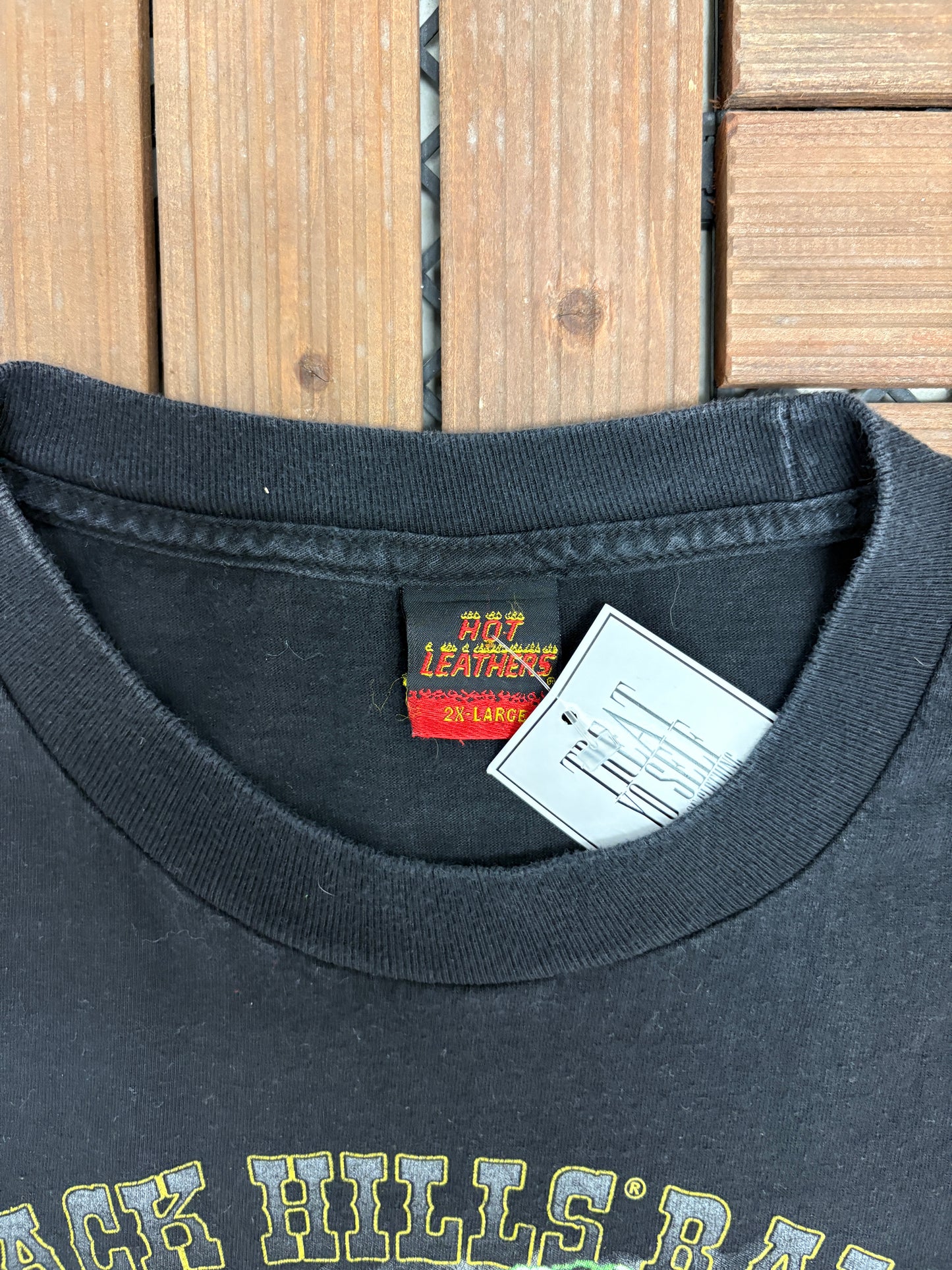 Sturgis Black Hills Rally Graphic Tee | Size XX-Large | Vintage 2000s Biker Black T-Shirt |