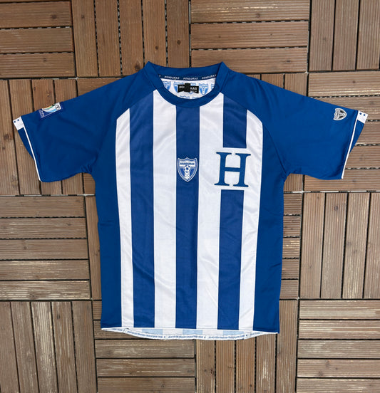 Honduras National Football Team Away Kit | Size Large | Vintage 2000s White Soccer Jersey |