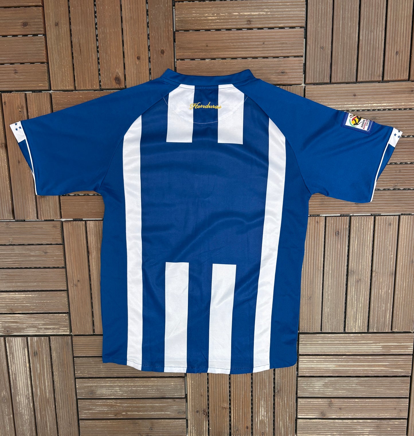 Honduras National Football Team Away Kit | Size Large | Vintage 2000s White Soccer Jersey |