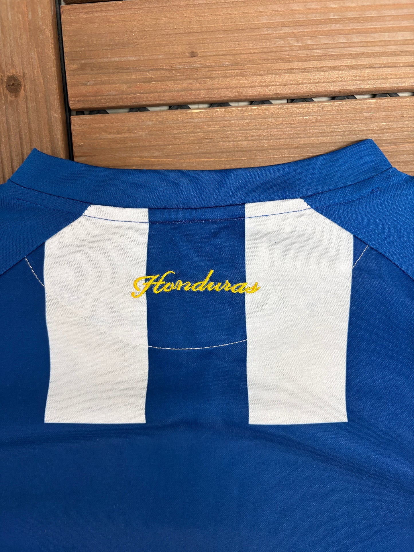 Honduras National Football Team Away Kit | Size Large | Vintage 2000s White Soccer Jersey |