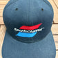 Sports Channel Embroidered Graphic Hat | Snap Back | Vintage 1990s Promotional Blue Cap |