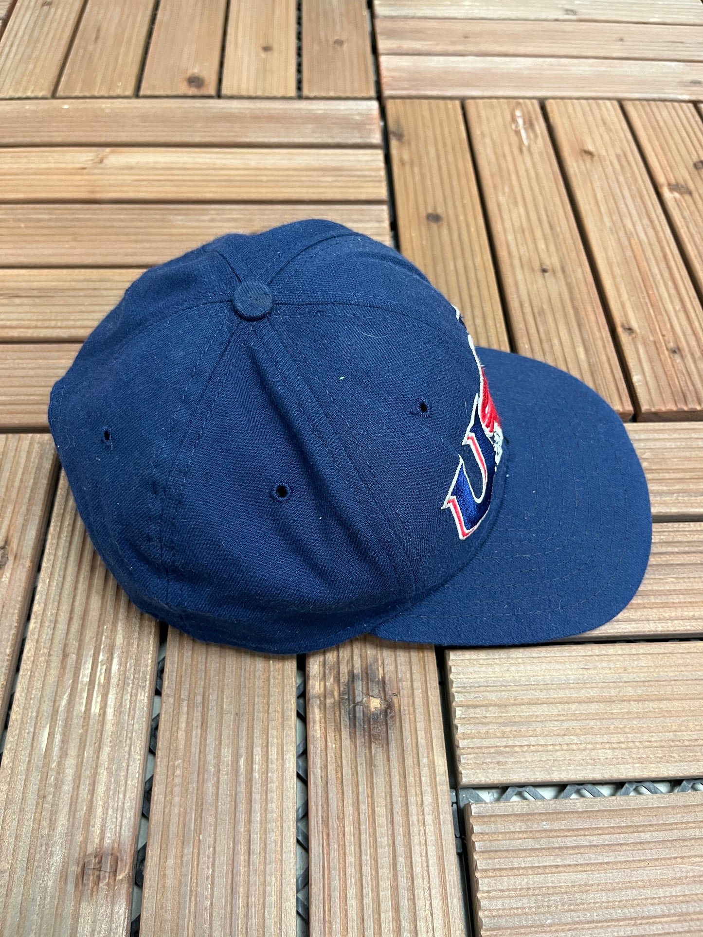 United States of America Olympics Baseball Graphic Hat | Snap Back | Vintage 1990s Baseball Blue Cap |