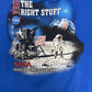 NASA Johnson Space Center Graphic Tee | Size Large | Vintage 2000s Promotional Blue T-Shirt |