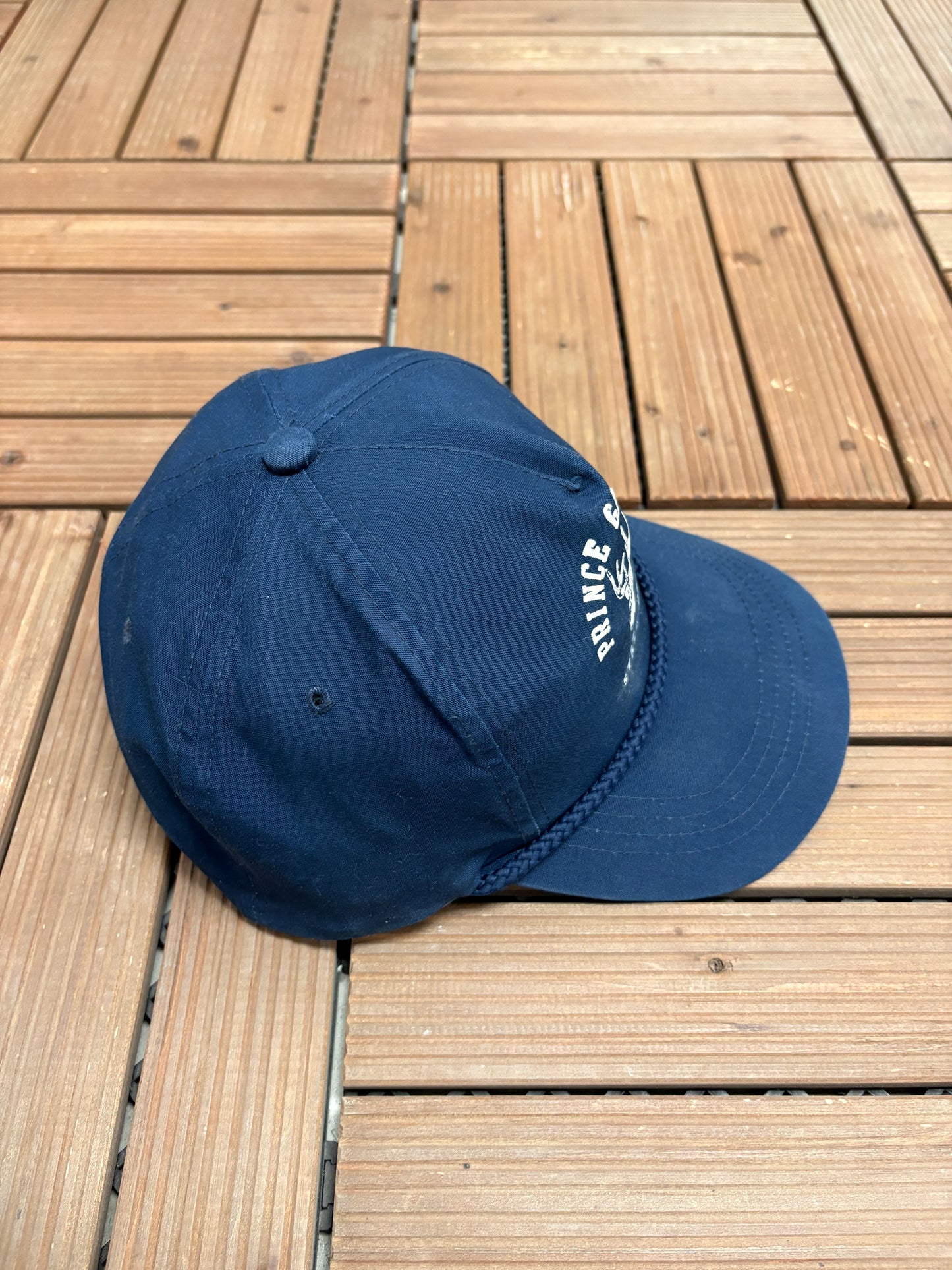 Prince Gallitzin State Park Graphic Hat | Snap Back | Vintage 1990s Tourist Blue Cap |
