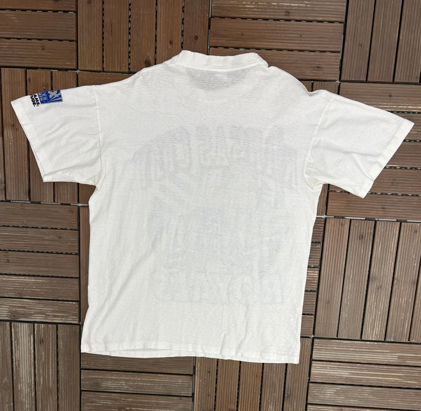 Kansas City Royals Graphic Tee | Size X-Large | Vintage 1990s MLB Baseball White T-Shirt |