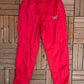 Wisconsin Badgers Graphic Track Pants | Size Medium | Vintage 1990s College Red Pants |