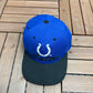 Indianapolis Colts Embroidered Graphic Hat | Snap Back | Vintage 1990s NFL Football Blue Hat |
