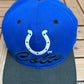 Indianapolis Colts Embroidered Graphic Hat | Snap Back | Vintage 1990s NFL Football Blue Hat |