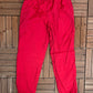 Wisconsin Badgers Graphic Track Pants | Size Medium | Vintage 1990s College Red Pants |